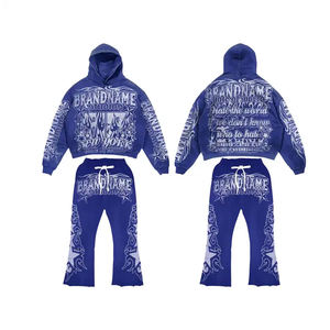 Chándal de Forro Polar para Hombre, 100% Algodón, 400 GSM, Grueso, Cómodo, Transpirable, Ecológico, Estilo Casual, Temporada de Invierno, Gran Venta - Product Image 3