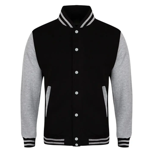 Veste universitaire d'hiver pour hommes de haute qualité respirante grande taille Letterman toile laine véritable coupe-vent écologique - Product Image 6