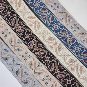 2025 nouveau Design fleur broderie dentelle tissu dentelle accessoires pour robes fleur décoration - Product Image 1