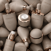 Nouveau produit, cosmétiques de luxe, flacon en verre pour maquillage, ensemble de contenants, 30 pots de crème pour le visage vides de 50 g, ensemble de soins de la peau et emballage