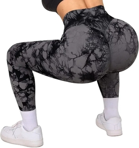Pantalon de gymnastique taille moyenne sublimé de haute qualité Leggings de yoga taille haute OEM personnalisables pour l'entraînement de fitness pour femmes - Product Image 3