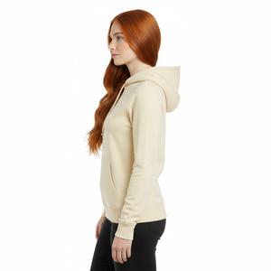 Sudaderas con Capucha Ajustadas de Gran Peso para Mujer, Ropa Urbana, Sudadera con Capucha Beige, Sudadera con Capucha Extra Grande de Felpa de Algodón de Alta Calidad - Product Image 3