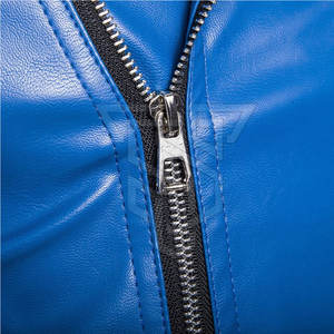 Veste en cuir d'hiver de haute qualité pour hommes, design personnalisé avec col montant, meilleur style de rue, nouveauté - Product Image 2