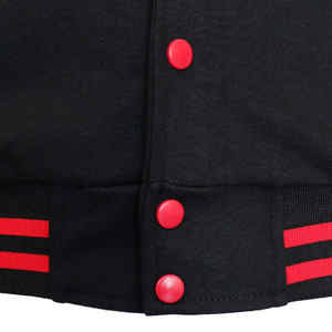 Veste universitaire Letterman de baseball personnalisée toile brodée en chenille manches en cuir saison d'hiver CollegeBaseballjacket pour hommes - Product Image 2