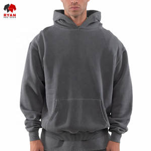 เสื้อฮู้ดดี้ผู้ชายแบบสั่งทำ ผ้าสวมใส่สบาย ระบายอากาศได้ดี พร้อมบริการสกรีนโลโก้ตามแบบ ODM - Product Image 4