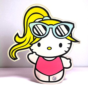 Placas de Extensión de Pestañas Love Hello Kitty, Herramienta de Belleza de Marca Privada, Placa de Pestañas Magnética Cuadrada de Acrílico Sostenible, Corazón y Flor - Product Image 1