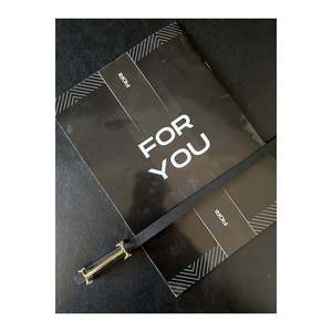 <b>Gold</b> Long Buckle Thin <b>Belt</b>, Trouser <b>Belt</b>, Shirt <b>Belt</b>, Jacket <b>Belt</b>, <b>Dress</b> <b>Belt</b> - Black - Product Image 4