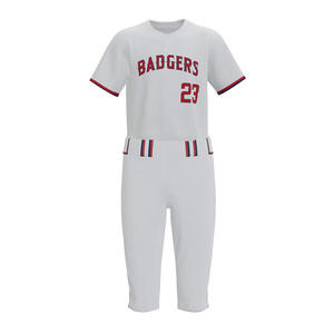 เสื้อเจอร์ซีย์เบสบอลของผู้ชายเสื้อแบบติดกระดุมเสื้อเสื้อใส่เล่นกีฬาชุดฮิปฮอปสตรีท - Product Image 2