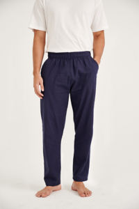 Meilleur prix du marché dernier pantalon décontracté Slim Fit pour hommes taille personnalisée tissu de coton et de lin de taille haute couleur unie vente en gros - Product Image 2