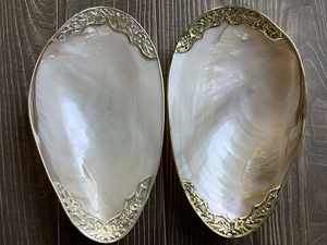 Assiette décorative en nacre du Vietnam pour table à manger et décoration intérieure. - Product Image 3