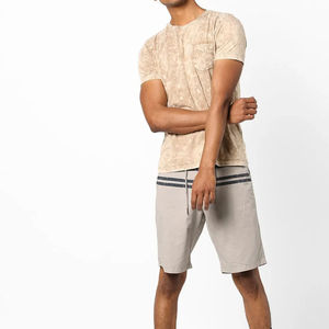 เสื้อยืดสำหรับชายและหญิงผ้าคอตตอนซักแบบวินเทจย้อมสีแขนสั้นเสื้อผ้าลำลองทรงหลวมระบายอากาศได้ดีสำหรับฤดูร้อน - Product Image 4