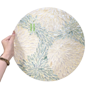 Wholesale Best Price Mother of Pearl <b>Round</b> <b>Placemats</b> For Decoration Tabletop And Restaurant Decor From Vietnam - Product Image 3