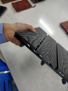 Mejor precio, azulejo WPC de cubierta entrelazada moderna 300*300*20, suelo de jardín compuesto de plástico y madera, proveedor directo de oro de Vietnam - Product Image 2