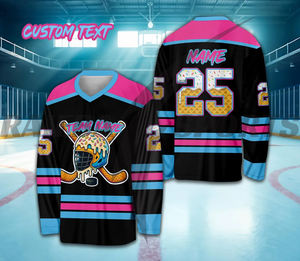 Uniformes de hockey sobre hielo transpirables personalizados al por mayor de fábrica de calidad superior 2025, conjunto de diseño personalizado, nombre del equipo y todo - Product Image 6