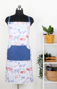 100% coton maison Textile tablier 190GSM 70X85 CMS tissé imprimé motif YA tissu YAF-A107 fabriqué exporté société indienne - Product Image 2