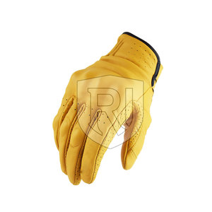 Guantes de moto de cuero transpirable de alta calidad, el mejor Material hecho para conductores, venta al por mayor, ropa de carreras de motocicletas y automóviles - Product Image 2