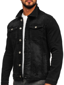 Oversized Denim <b>Jacket</b> Vintage Fashion Casual Jeans <b>Jacket</b> for Men Women Custom Design OEM Manufacturing and Private Label - Product Image 4