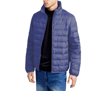 Urban Streetwear Down Puffer Jacket para hombre-Premium Polyester Shell Cremallera ajustable para estilos inspirados en Hip-Hop - Product Image 1