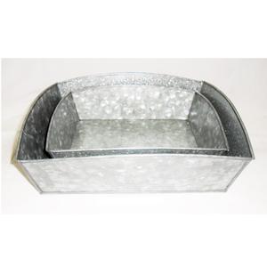 Ensemble de 3 plateaux de service OEM galvanisés et finis de style luxueux à vendre par un fabricant indien à bas prix - Product Image 6