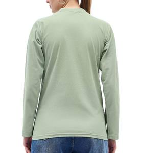 T-Shirt femme manches courtes séchage rapide nouveauté confort été nouveau T-shirt élégant manches longues couleur unie respirant - Product Image 2