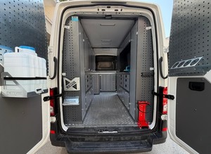 Système de rangement mural personnalisé pour outils de fourgonnette OEM, facilement assemblable, organisateur d'atelier mobile pour véhicule de service - Product Image 1