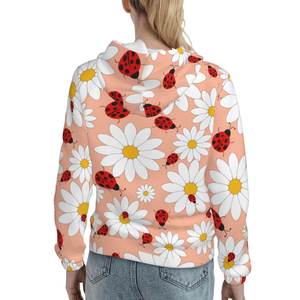 Sudadera Extra Grande para Mujer, Sudadera Informal de Forro Polar, Sudadera Deportiva con Estampado Gráfico, Sudadera de Invierno Personalizada, OEM Personalizado - Product Image 4