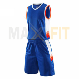เสื้อบาสเก็ตบอลสำหรับผู้ชายไซส์พิเศษ Maxfit ชุดเสื้อและกางเกงขาสั้นระบายอากาศ - Product Image 5