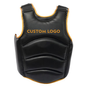 Protège-poitrine de boxe réglable, durable et de haute qualité, en PVC, équipement d'entraînement de gym, toutes saisons - Product Image 1