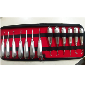 Juego de Elevadores de Raíces de 10 Piezas, Instrumentos Dentales Manuales de Acero Inoxidable, Fabricante - Product Image 4