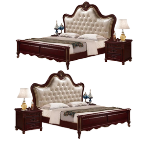 Producto Premium Juego de cama de madera maciza de teca Cama de madera para muebles de hotel y dormitorio Diseño antiguo Precio al por mayor - Product Image 5