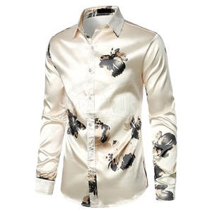 Nueva llegada de los hombres suaves y cómodas camisas de vestir de color sólido con logotipo personalizado camisa de vestir de alta calidad - Product Image 3