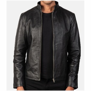 2025 New Arrival Premium Quality Custom Street Style Soft <b>Leather</b> <b>Jackets</b> Wholesale Fashionable Vintage Zipper Coated Winter - Product Image 1