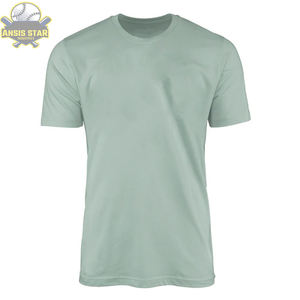 2024 O cuello secado rápido 100% algodón exportable mejor calidad hombres camiseta Color sólido precio de fábrica de Pakistán - Product Image 4