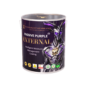 Passive Purple External® 10kg Viola – Membrana impermeabilizzante per facciate ignifuga e a tenuta d'aria | Applicata a spruzzo - Product Image 2