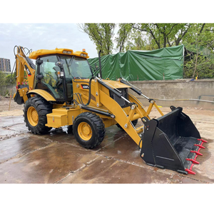 競争力のある価格の中古Cat 420Fバックホーホイールローダー、オリジナルのカミンズエンジンとギアボックス搭載、Catクローラー掘削機向け送料無料 - Product Image 1