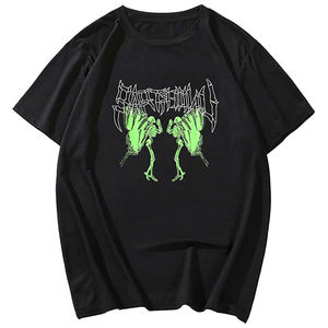 Camiseta de algodón extragrande para hombre con estampado de logotipo personalizado de calidad de primera clase Diseño liso - Product Image 3