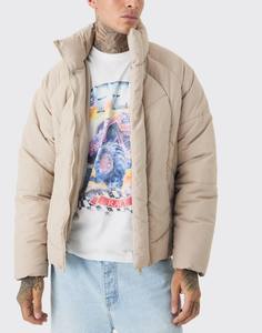 Chaqueta Acolchada con Cuello Alto, Estilo Deportivo, para Exteriores, de Secado Rápido, Resistente al Agua, Plegable, Aislante - Product Image 5