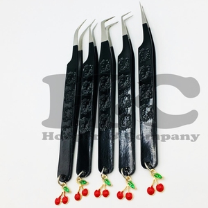 แหนบปลายแหลมแบบมืออาชีพ สีทอง สำหรับต่อขนตาแบบแบน พร้อมโลโก้ ทนทาน ผลิตจากสแตนเลส ด้ามจับสบาย ความยาว 10 มม. - ขั้นต่ำในการสั่งซื้อน้อย แหนบสำหรับต่อขนตาแบบมิงค์ - Product Image 4