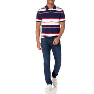 เสื้อยืดกีฬาผู้ชายเสื้อโปโลแขนสั้นเข้ารูปลำลองระบายอากาศได้ดี - Product Image 4