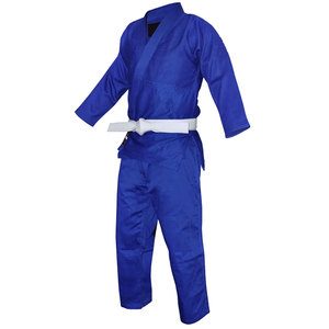Léger côtelé Taekwondo Judo uniformes hommes Jiu Jitsu pas cher Arts martiaux broderie Bjj Gi uniforme adulte entraînement sport - Product Image 4