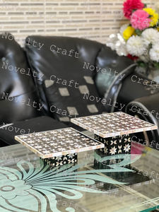 Soporte de pastel chino romántico con perlas artificiales Vintage, exhibición económica para servir pasteles elegantes y delicados y ocasiones de boda - Product Image 3