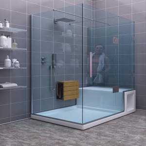 Chaise de salle de bain pliable, tabouret de douche, banc de salle de bain, chaise gain de place, chaise pliante murale, siège gain de place - Product Image 5