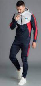 Logo personnalisé en gros pull veste ensembles pour hommes hommes survêtements vierges coupe-vent vêtements de sport fermeture éclair complète survêtement chaud pour hommes - Product Image 6