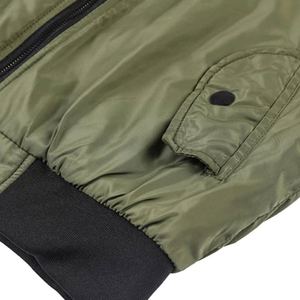 Venta en línea de calidad superior Color sólido Letterman chaqueta para hombres Ropa de invierno única Último diseño Ropa de moda de calle - Product Image 4