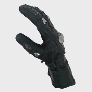Guantes de carreras de motos negros para hombre, guante completo, armadura de fibra de carbono, ropa protectora para carreras de coches de motocicleta para Unisex - Product Image 6