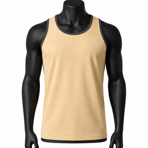 Camiseta sin Mangas de Algodón Premium con Logotipo Personalizado, Transpirable, Nuevo Estilo, Camiseta Personalizada para Hombre, Precio al por Mayor - Product Image 1