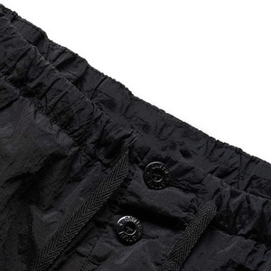 Black Customized Logo <b>Men's</b> Nylon <b>Shorts</b> <b>Sweat</b> <b>Men</b> Fitness Running <b>Short</b> Breathable Gym <b>Shorts</b> Nylon Windbreaker <b>Shorts</b> - Product Image 2