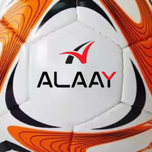 Alaay Ballon de football Qatar taille 5 adulte en cuir PU avec matériau de football cousu à la machine résistant pour les sports d'intérieur et d'extérieur - Product Image 2