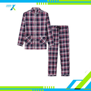 Ensemble de peignoir décontracté pour homme 100% coton Doux Bouton Col cranté Manches longues Deux pièces Vêtement de nuit Lounge Vêtement de nuit Poche Respirant - Product Image 5