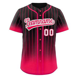 Los hombres de último estilo usan camisetas de poliéster transpirables de béisbol de buena calidad para camisetas de béisbol y softbol - Product Image 4